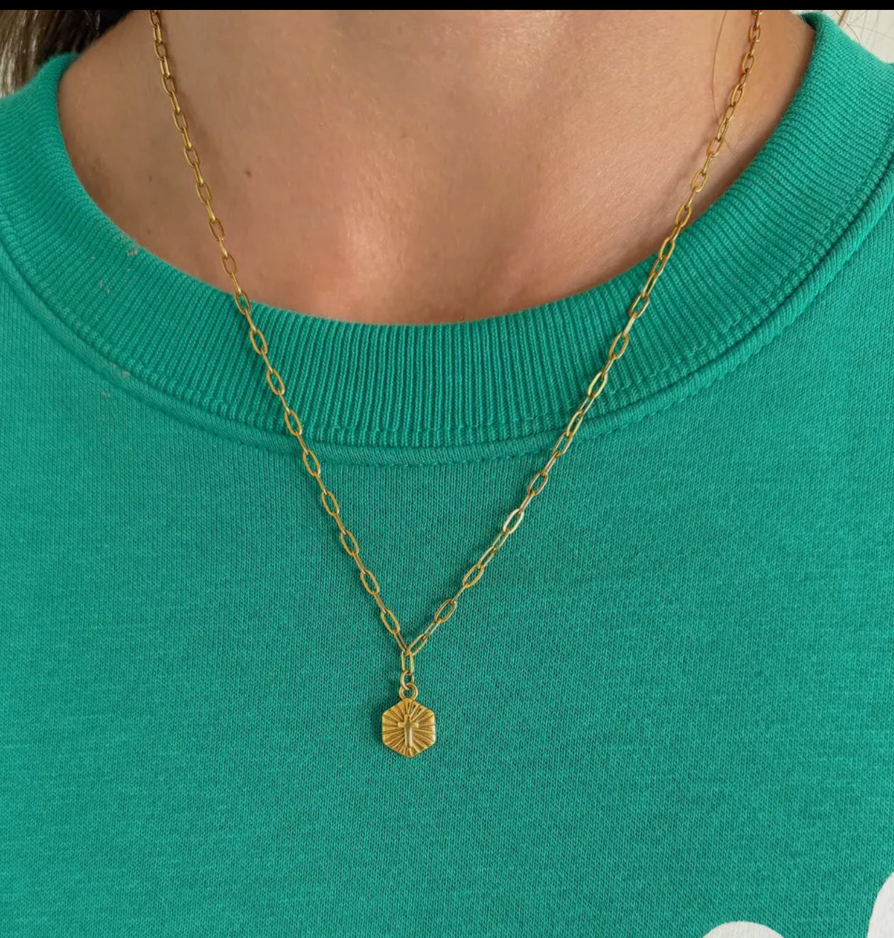 Radiant Cross Necklace