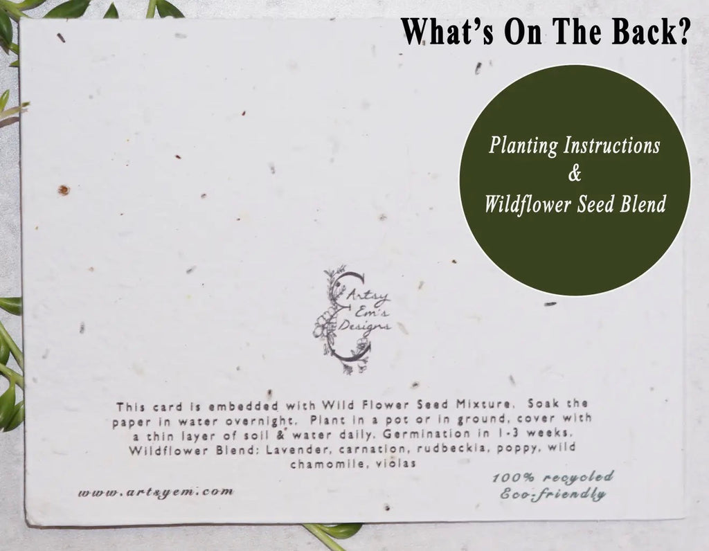 Mother's Day Wildflower Seed Paper Card