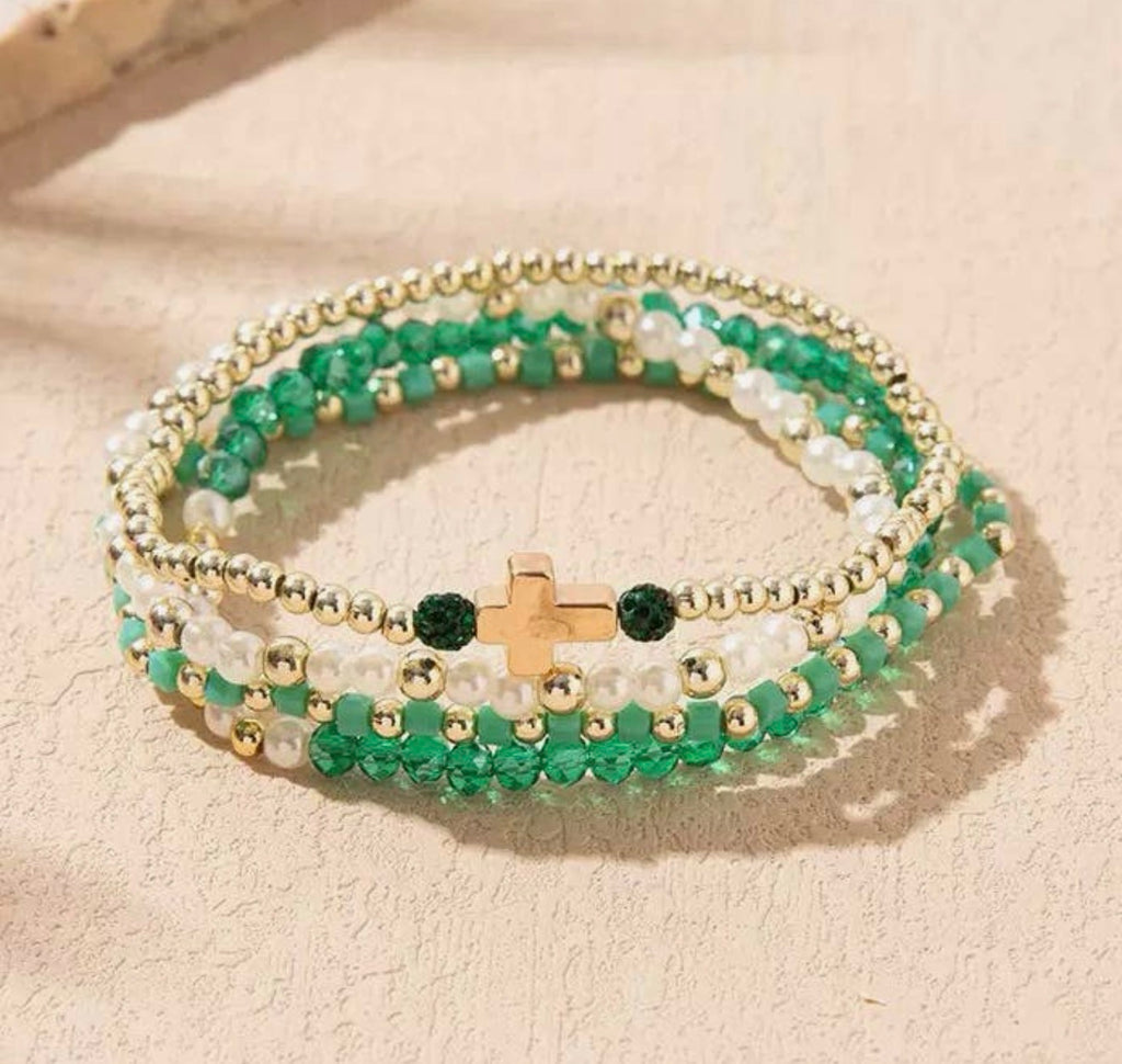 Stackable Cross Bracelet*Multiple colors