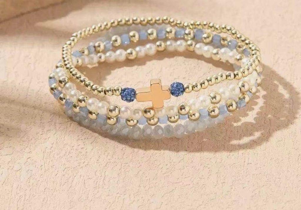 Stackable Cross Bracelet*Multiple colors