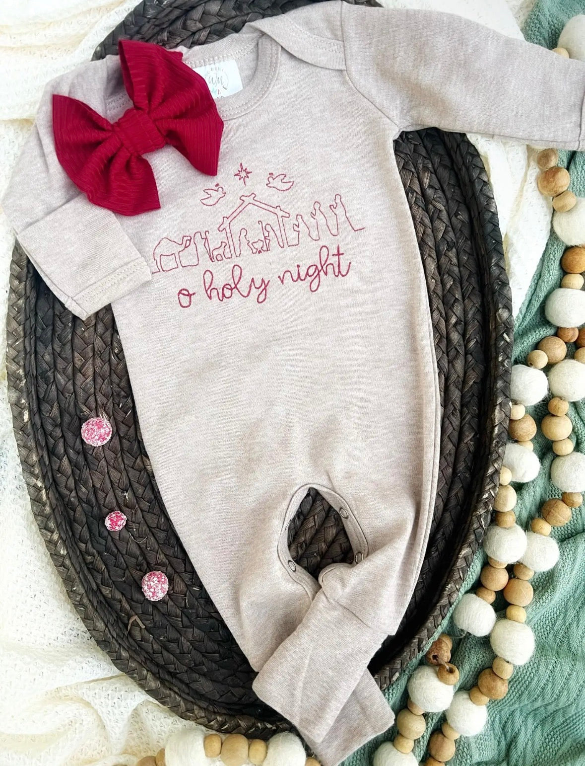 O Holy Night Baby romper