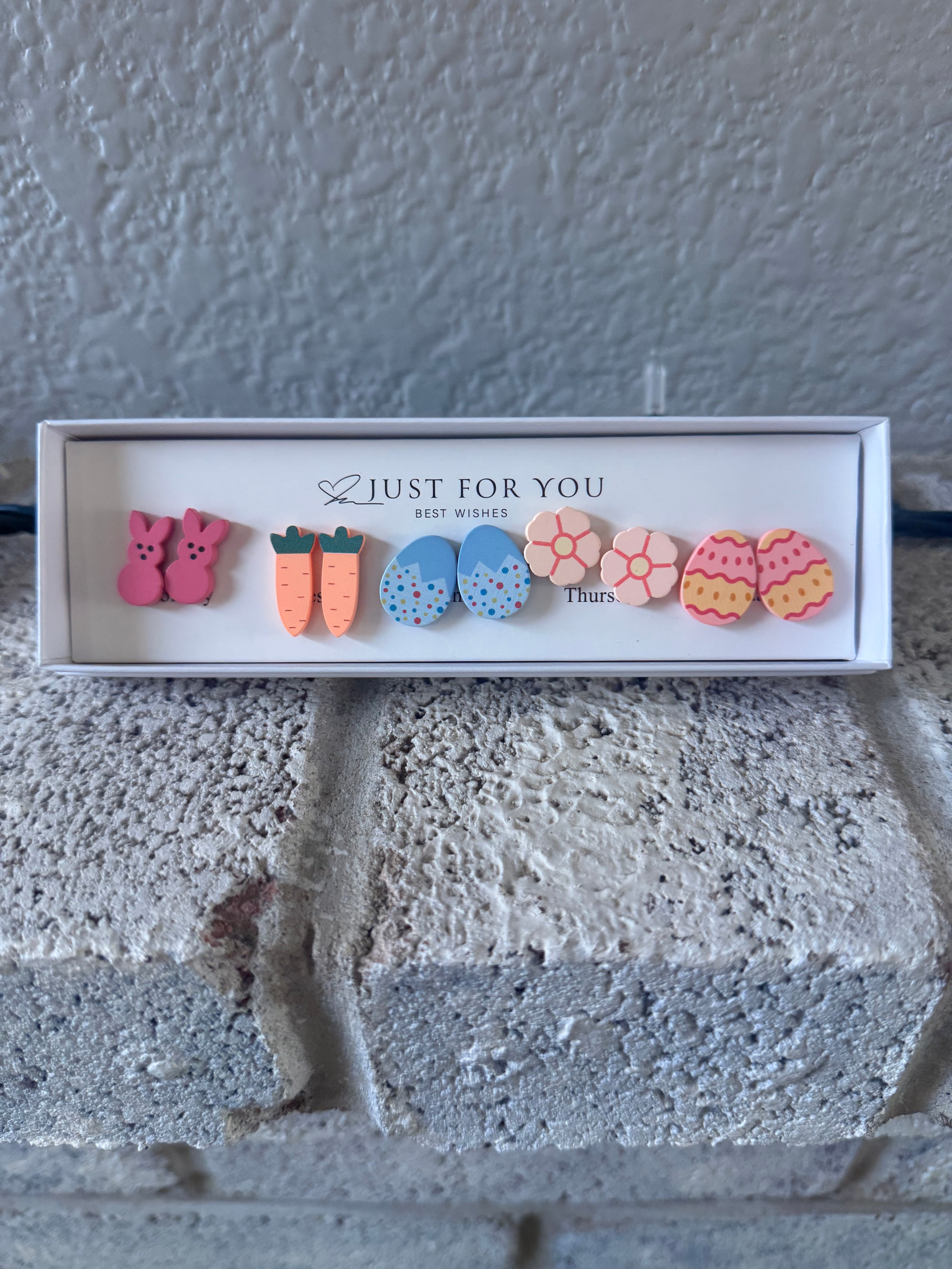 Pastel Box of Easter earrings