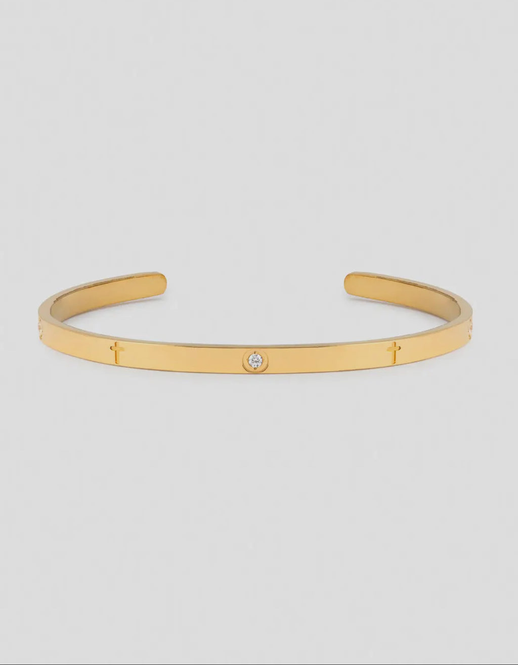 Eternity Gem Cuff Bracelet