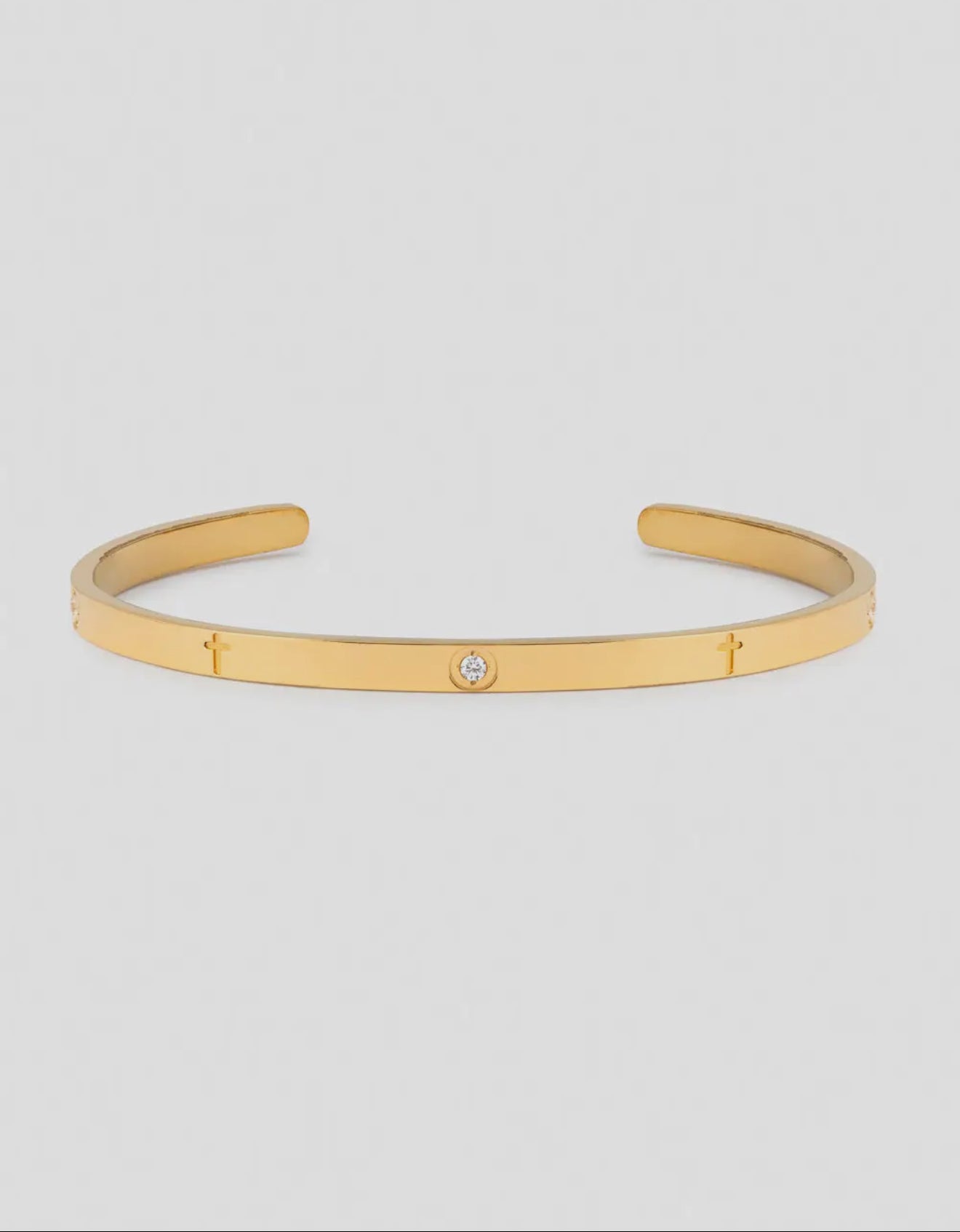Eternity Gem Cuff Bracelet