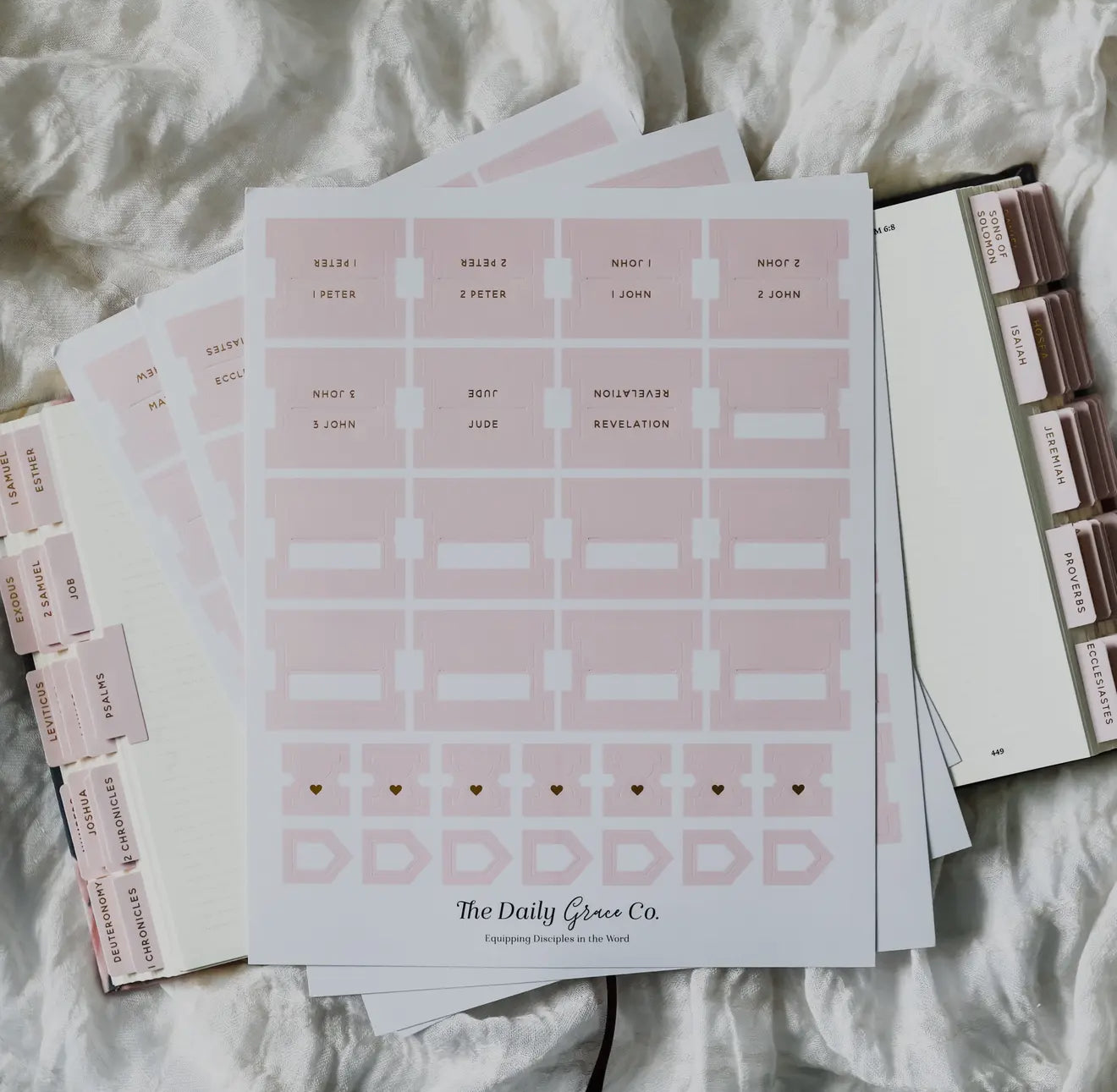 Blush Bible Tabs