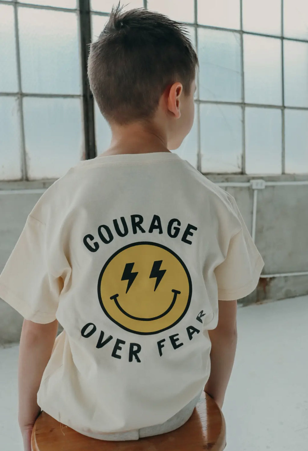 Courage Over Fear, Christian Shirts For Kids, Faith Based