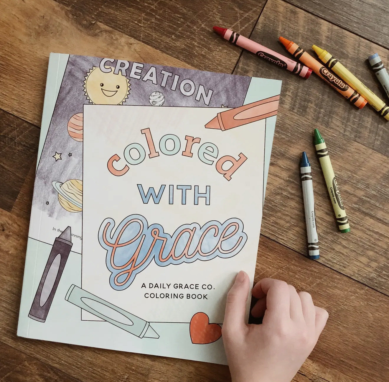 Colored with Grace- Kids Coloring Book