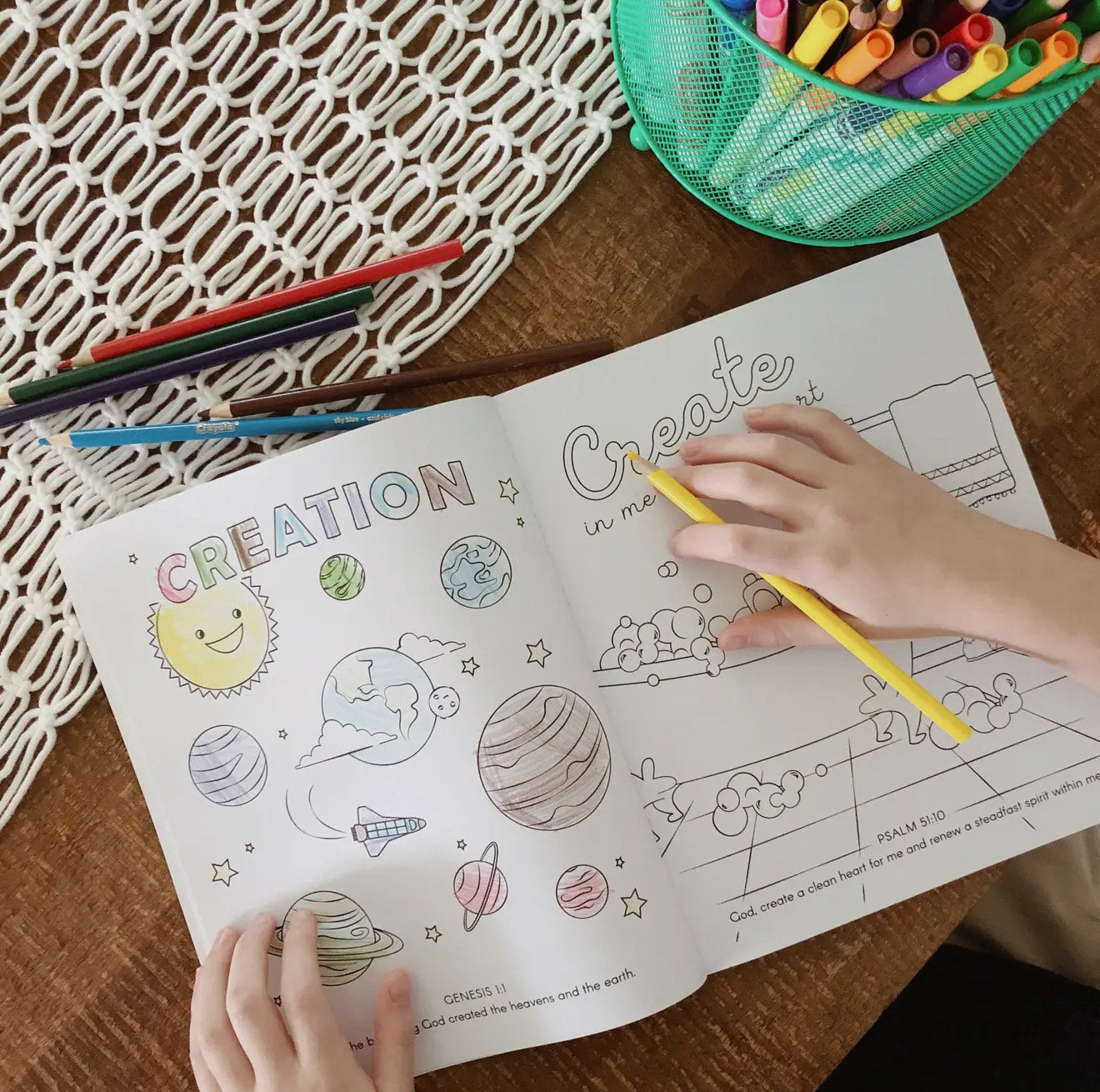 Colored with Grace- Kids Coloring Book