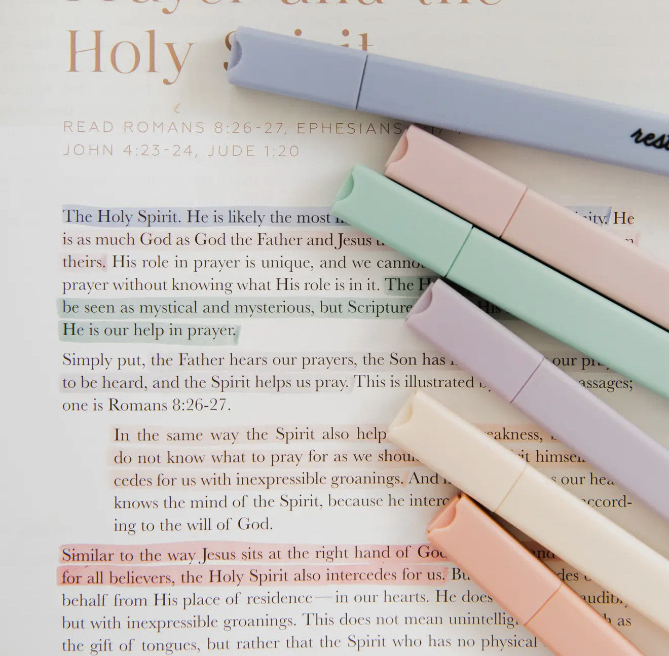 Muted Pastel Highlighters - Best Seller!