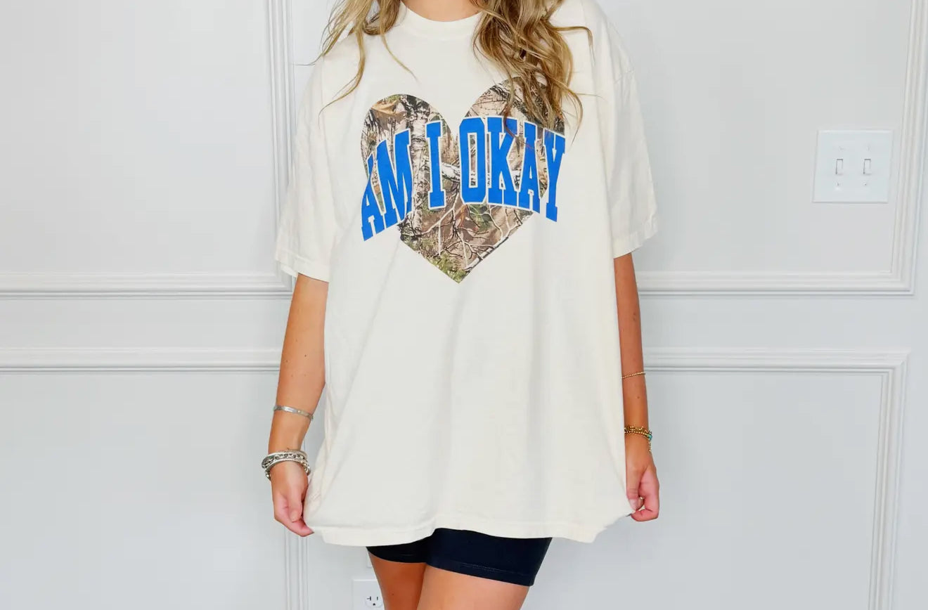 | Am I Okay? Heart Tee |