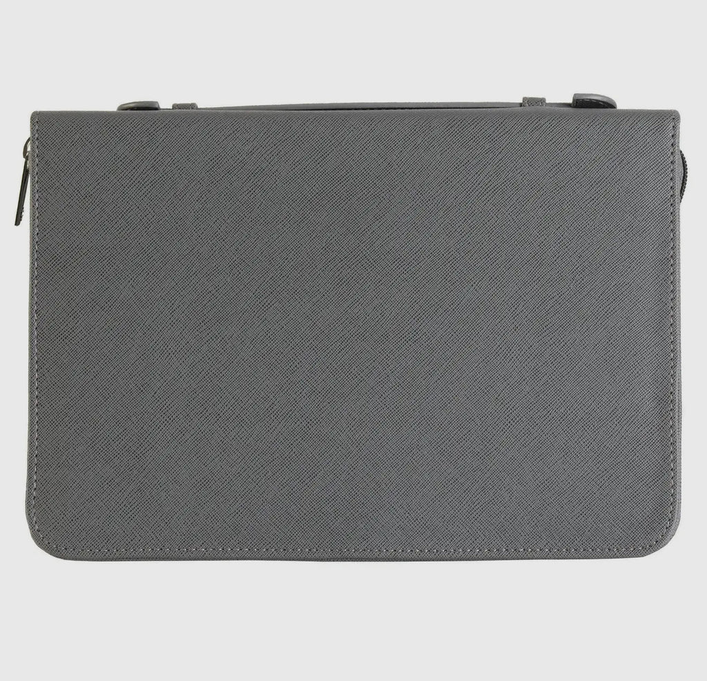 | Bible Cover His Love Endures Forever | Black Large