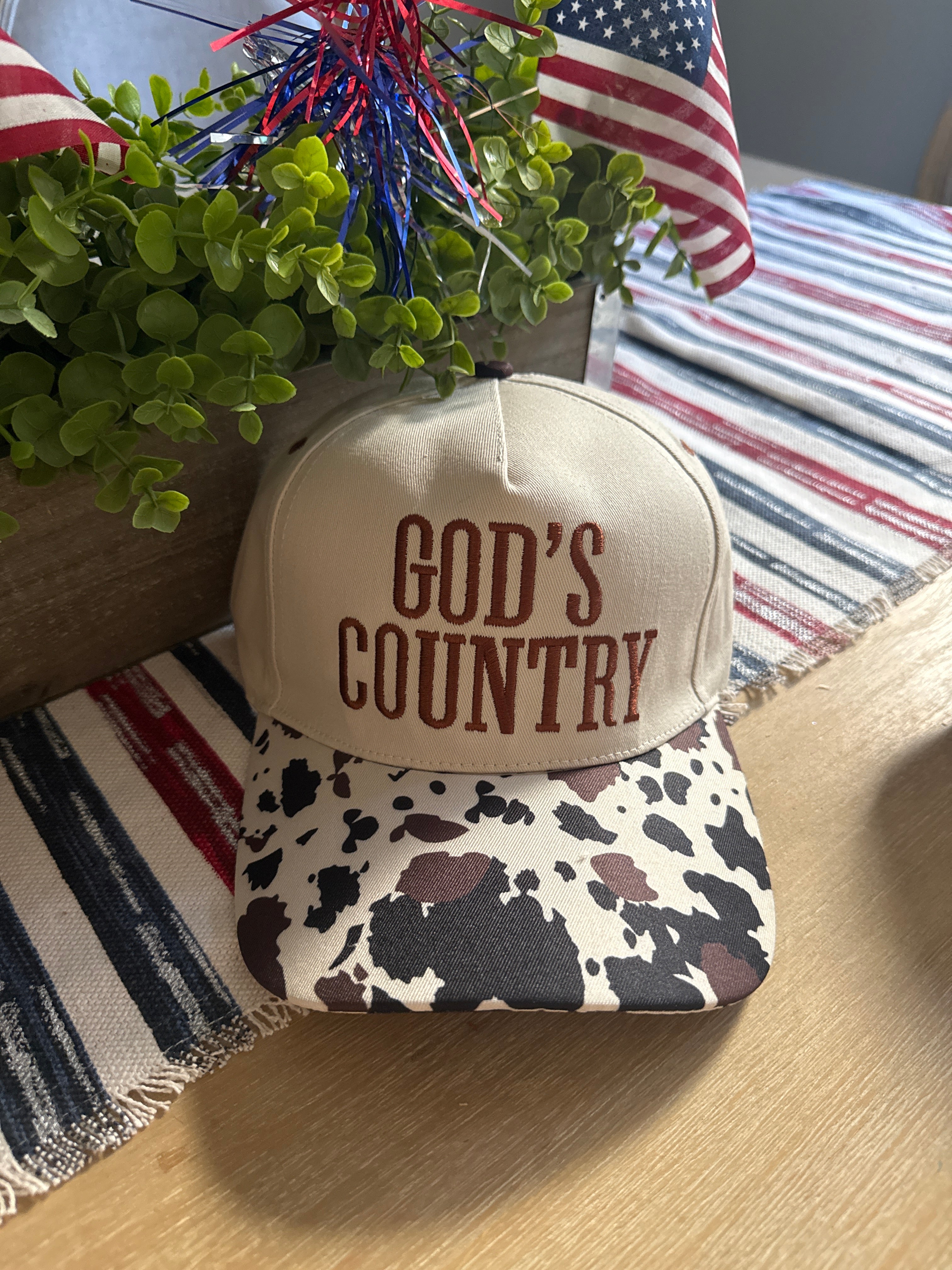 *Gods Country Two-Tone SnapBack hat