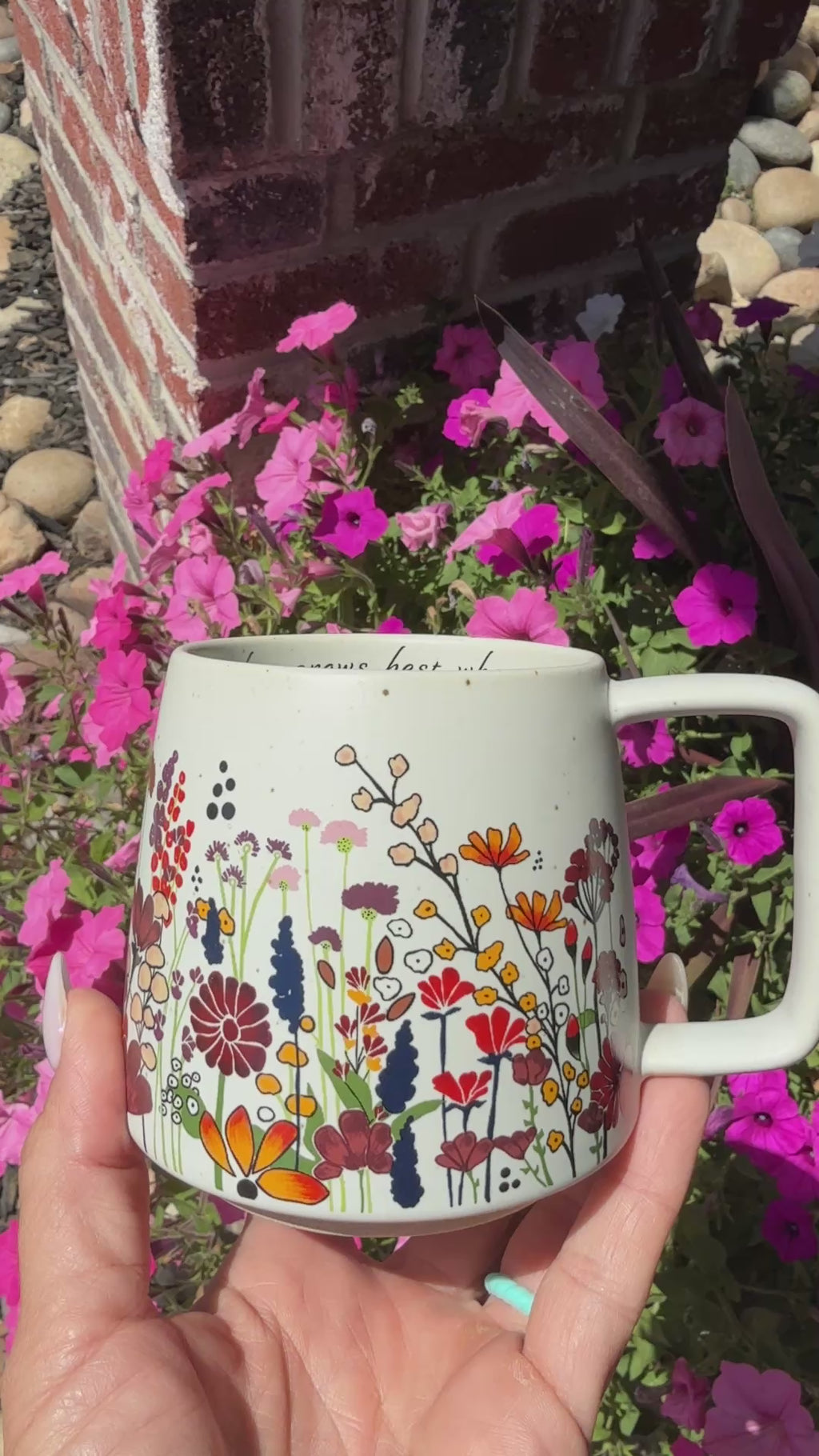 “Mom, Love Grows Best Where You Are” Stoneware Mug